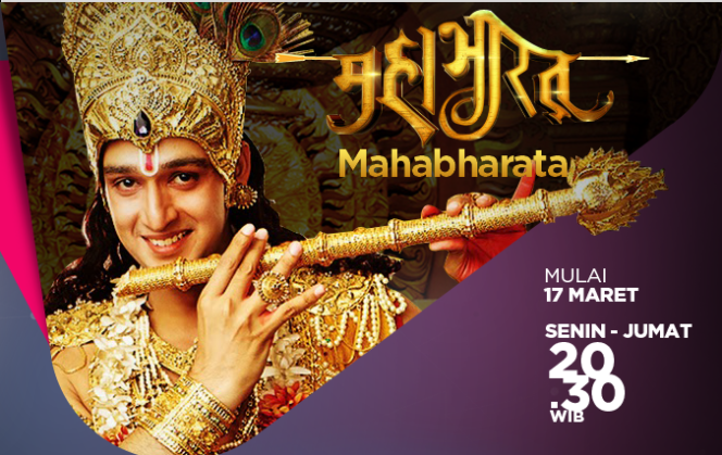 
					Iklan serial Mahabharata di ANTV