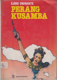 
					Buku cerita Perang Kusamba karya Djoko Dwinanto.