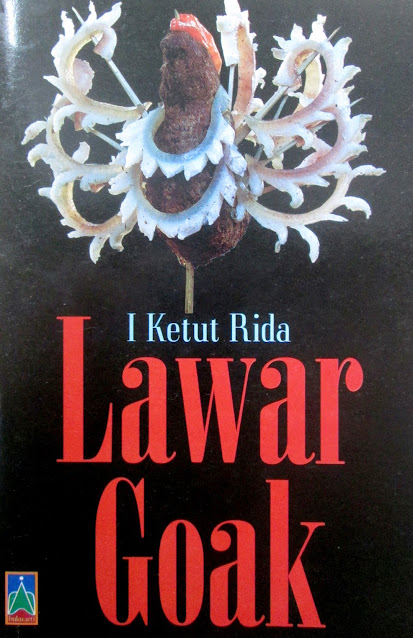 
					Sampul buku kumpulan cerpen berbahasa Bali, Lawar Goak.