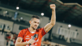 Penyerang baru Bali United FC, Boris Kopitovic.