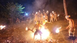 Karya seni karawitan ekologis bertajuk “Nuwur Geni Kahuripan Ang-Ah” karya I Nyoman Kariasa.